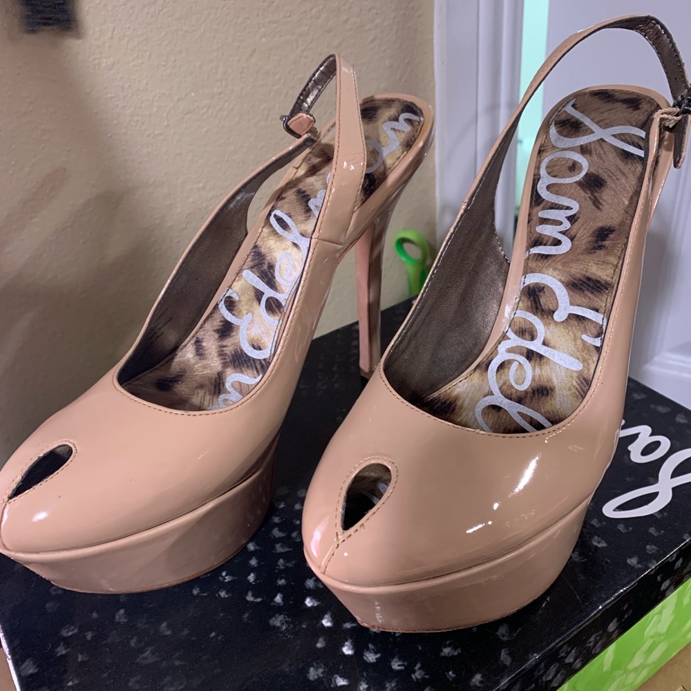 Novato blush Sam Edelman heels size 8